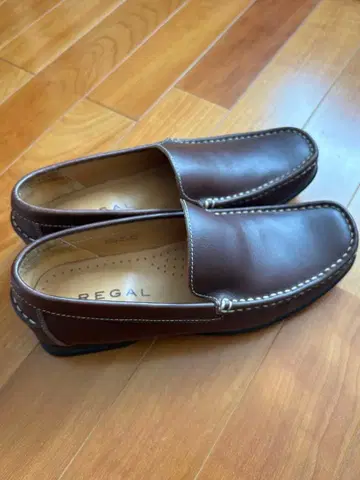 REGAL 브라운 가죽 로퍼