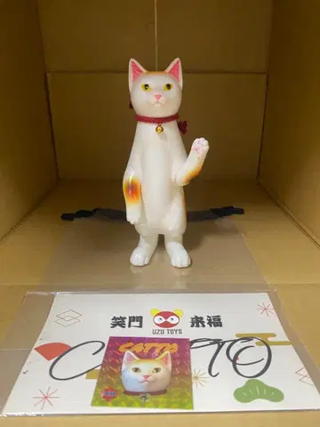 우주 토이즈 삼색 고양이 소프트 비닐 고양이 uzutoys 소프콘 완콘