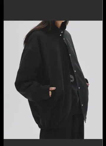 TODAYFUL 스탠드 칼라 블루종 블랙