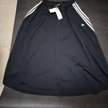 adidas 블랙 3선 롱 스커트