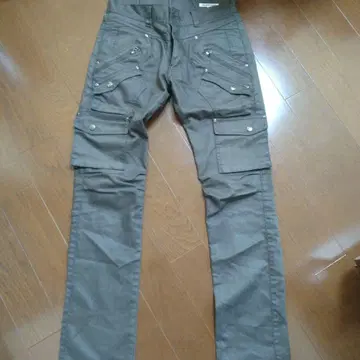 그레이 카고 팬츠 다기능 포켓