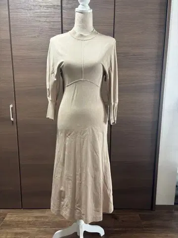 mame kurogouchi cotton dress 베이지