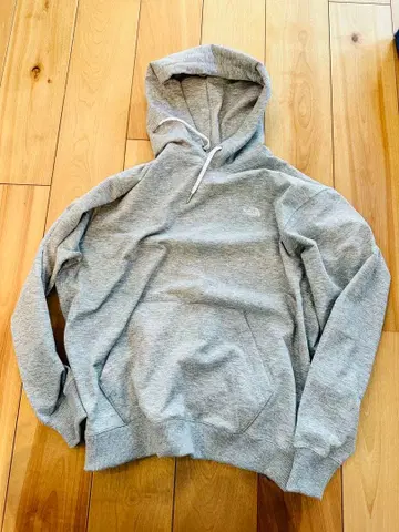 THE NORTH FACE 그레이 후드 부착 후드티 L