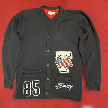 TOMMY 가디건 XL 블랙