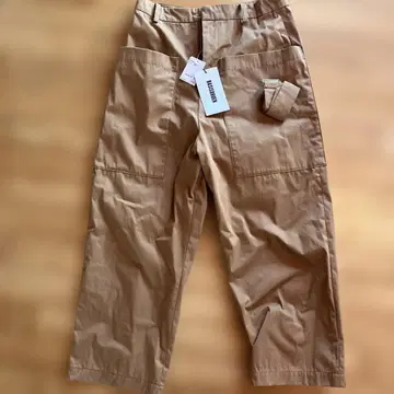 Basisbroek 버지스브룩 하이 허리 벨트 베이커 팬츠 새상품