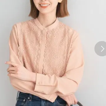 URBAN RESEARCH ROSSO WOMEN 워셔블 레이스 블라우스