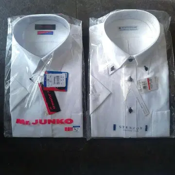 반팔 와이셔츠 화이트 2장 세트