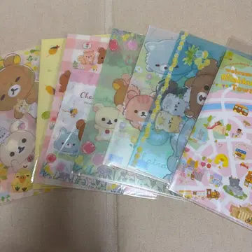 리락쿠마 클리어 파일 세트