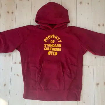 스탠다드 캘리포니아 x 챔피온 후드티