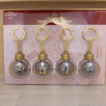 도쿄 디즈니 리조트 크리스마스 키링 세트