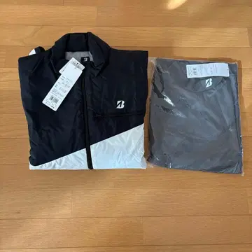 브릿지스톤 골프 점퍼 & 모크넥 세트