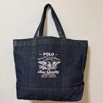 폴로 랄프로렌 토트백 데님 A4 사이즈 OK 숄더 OK 남녀 공용
