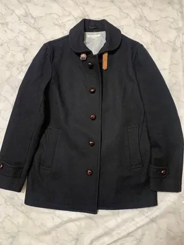 [새상품급] GREEN LABEL RELAXING 피코트 울 코트 L