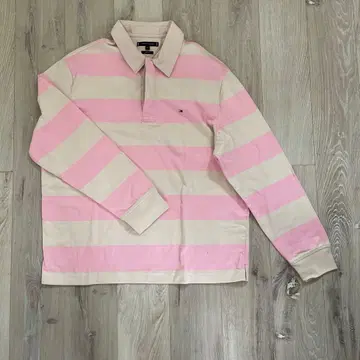 TOMMY HILFIGER 스트라이프 피케 셔츠 XL