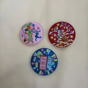 디즈니 자수 캔뱃지 2