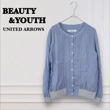 새상품급 [뷰티 앤 유스] 블라우스 리브 셔츠 레이스