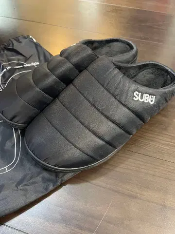 SUBU 블랙 슬립온 사이즈 2(26~27.5)