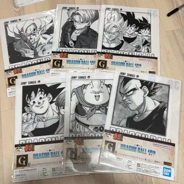 드래곤볼 코믹스 클리어 파일 6종