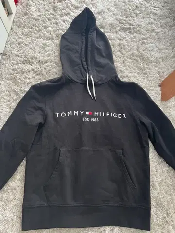 TOMMY HILFIGER 블랙 후드티 M