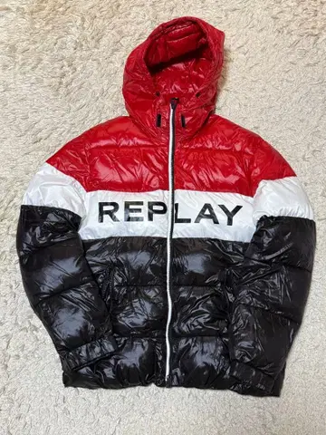 REPLAY 리플레이 L 다운 자켓 패딩 자켓