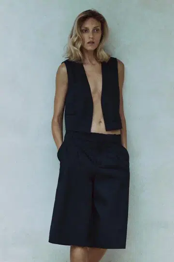 [ 완판템 ] ZARA ZW COLLECTION 롱 버뮤다 팬츠