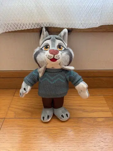 주토피아 파우바트 디즈니 스토어 봉제 인형 키체인