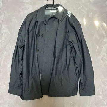 Dcollection 다크 그레이 데님 셔츠 팬츠 셋업