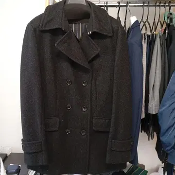 다케오 키쿠치 블랙 피 코트