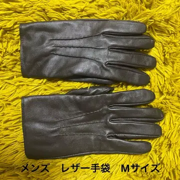 남성용 가죽 장갑 M 사이즈