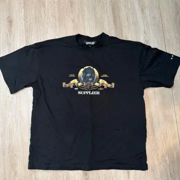 [ M 사이즈 ] SUPPLIER 블랙 T셔츠 반팔
