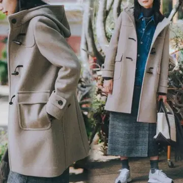 가격표 있음 그린 라벨 릴랙싱 더플 롱 코트