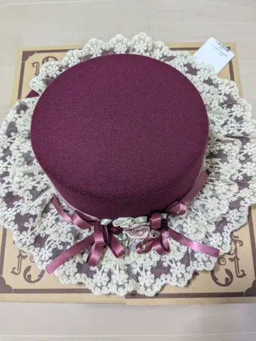 새상품 axes femme(엑시즈팜) 레이스 캉캉 모자