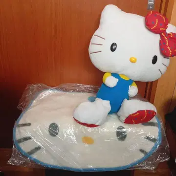 레어 헬로키티 봉제 인형 헬로키티 매트 세트