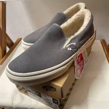 vans 반스 슬립온 그레이 스웨이드 28cm 새상품 보아 파이핑