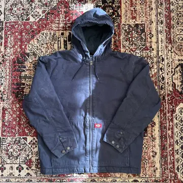 Dickies 후드 부착 점퍼 네이비