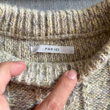 PARICI 케이블 짜임 니트 스웨터 F