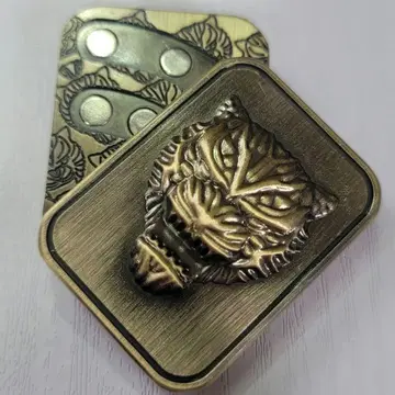 새상품 피젯토이 슬라이더 EDC 사이드 금속제 사자 라이온 호랑이