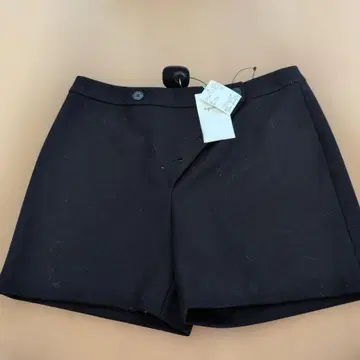 택 포함 미사용품 에네스베 여성용 숏팬츠 울 네이비