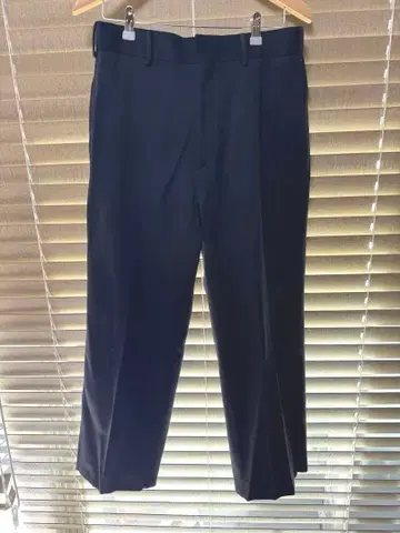 H Beauty&Youth 네이비 블랙 와이드 슬랙스