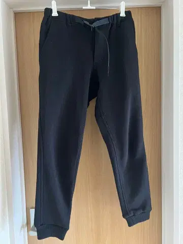 그라미치 니트 플리스 리브 팬츠 블랙 프리 사이즈