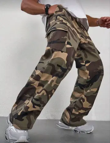 카모플라쥬 카고 팬츠