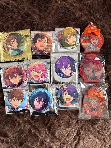 앙상블 스타즈 캔뱃지 키링 1/2까지 판매