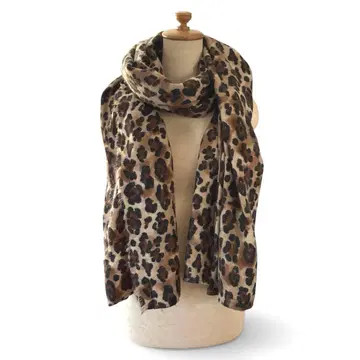 y2k 00s archive 표범 무늬 머플러 무릎 담요