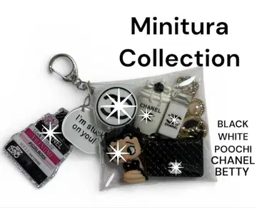 가챠 파우치 베티짱 BETTY 화장품 파우치 흑백 파우치