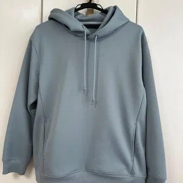 남성용 비기 후드티 M 사이즈 라이트 블루