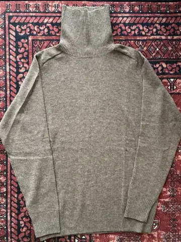 미사용 무인양품 울 터틀넥 스웨터 L