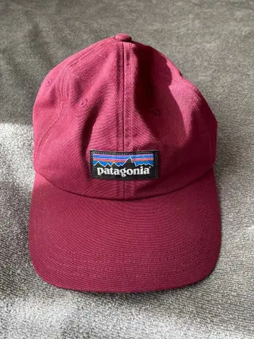 patagonia 버건디 야구 모자