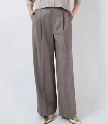 드로잉 넘버스 센터 프레스 팬츠 모카