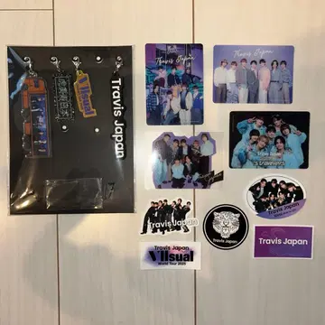 Travis Japan 키링, 스티커, 트레이딩 카드 세트