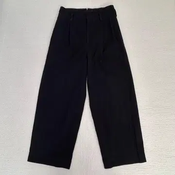 [ 새상품급 ] 마가렛호웰 코튼 와이드 팬츠 블랙 2